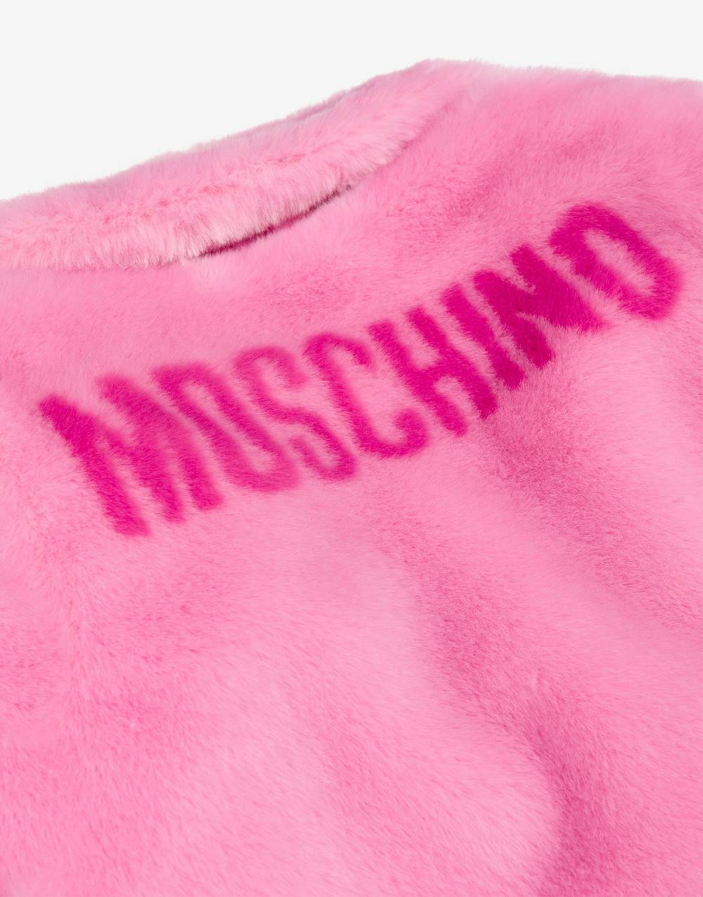 Love Moschino Cappotto in tessuto soft con logo Latest fashion