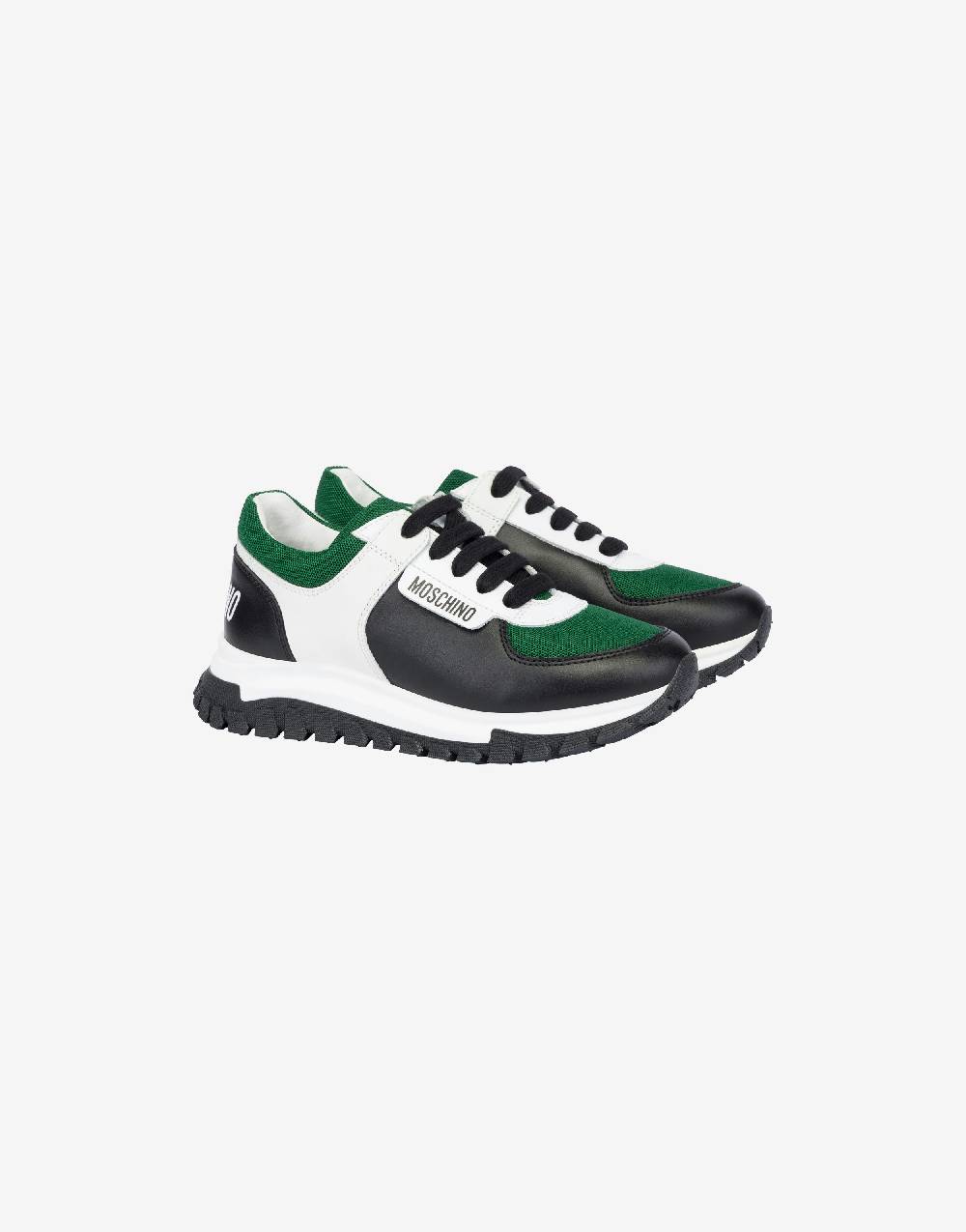 Love Moschino Sneakers running in rete e vitello Lightning offer