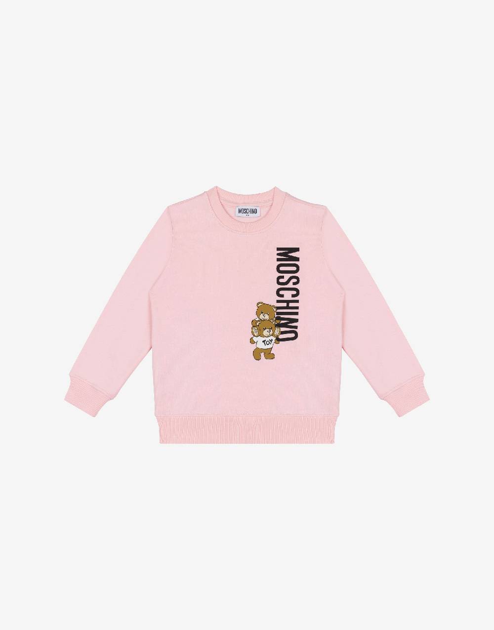 Love Moschino Felpa in cotone Moschino Teddy Bear Comprane uno, ottenene uno gratis