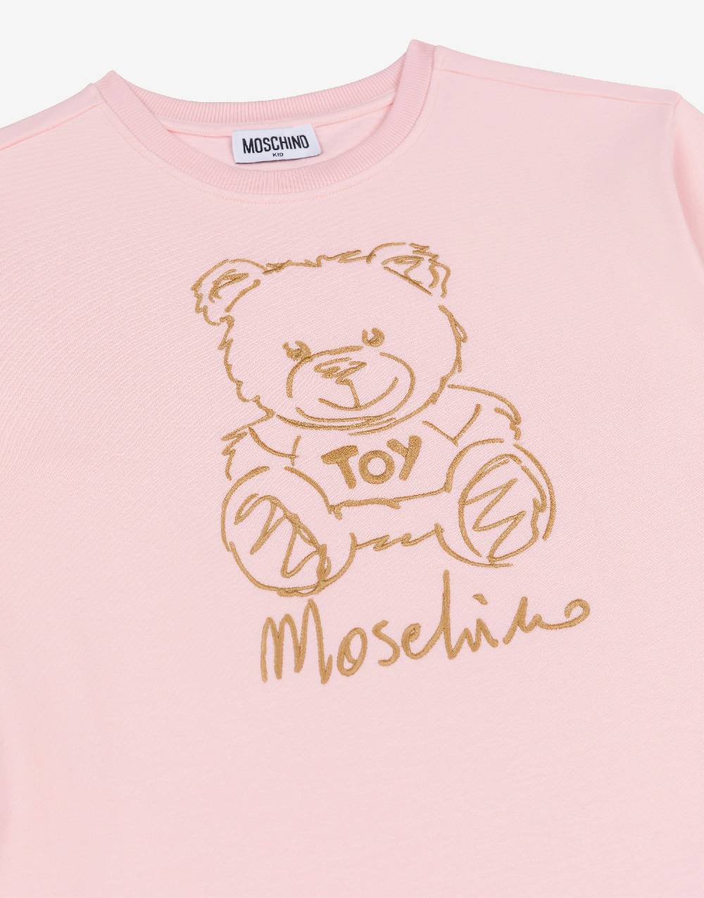 Love Moschino Abito in felpa Teddy Embroidery Sconti VIP