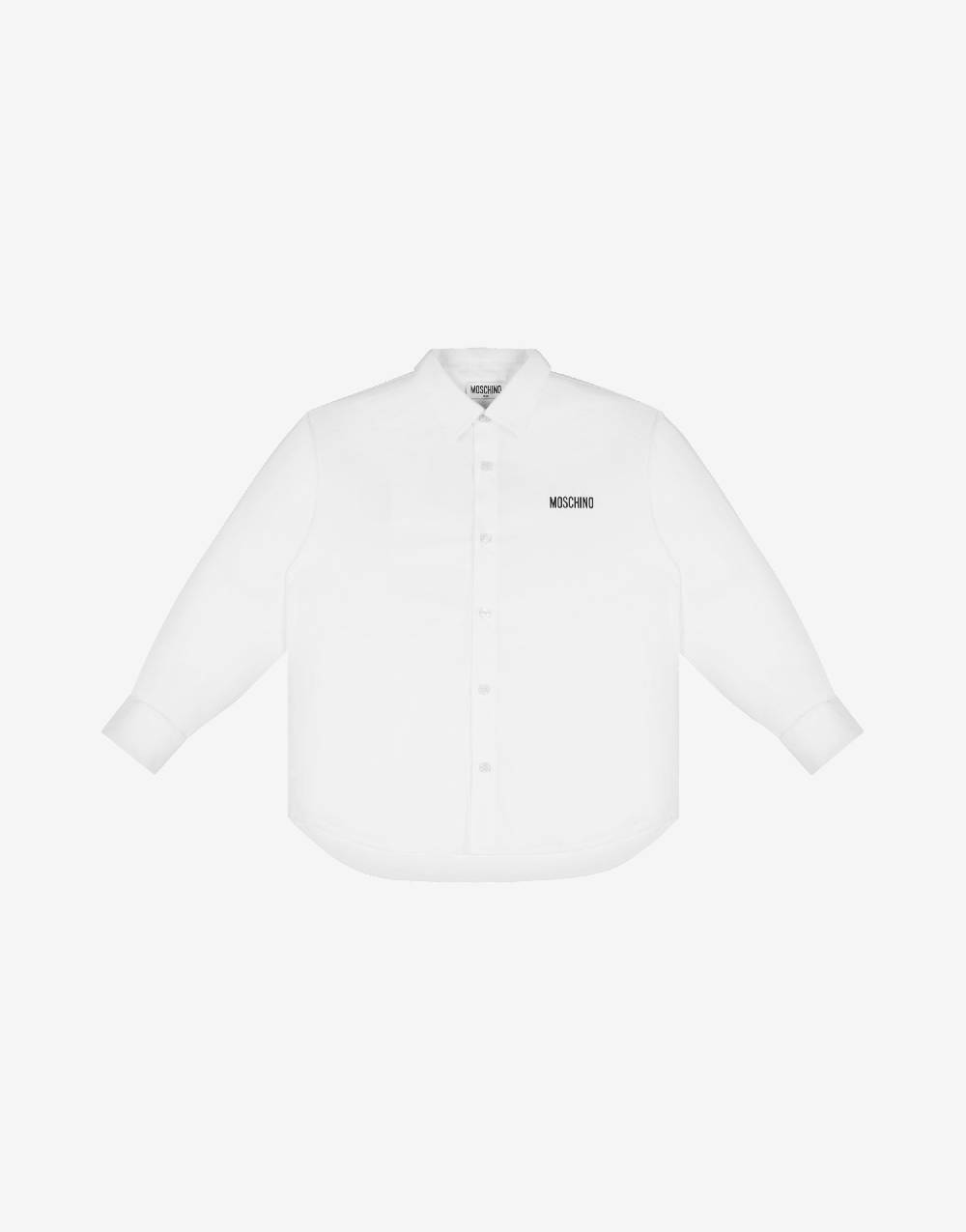 Love Moschino Camicia in popeline di cotone Barcode Rilascio limitato