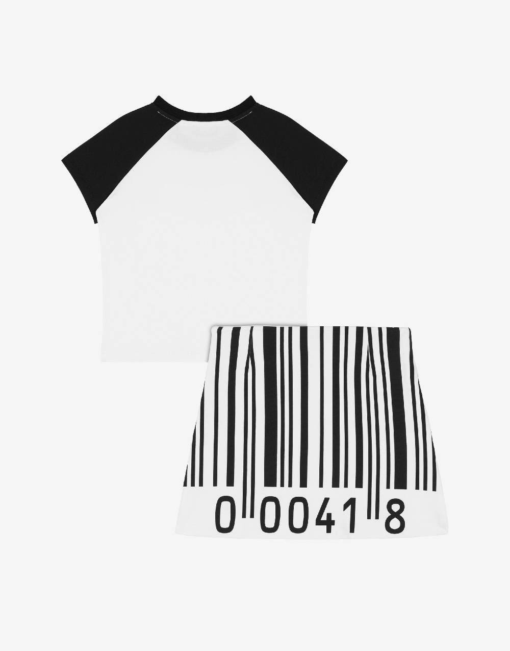 Love Moschino Completo t-shirt e gonna Barcode Fino al 55% di sconto