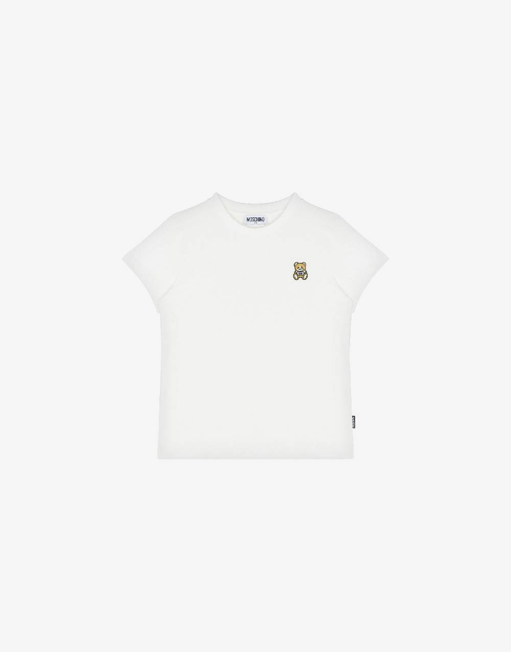 Love Moschino T-shirt in jersey Teddy Patch Super sconto