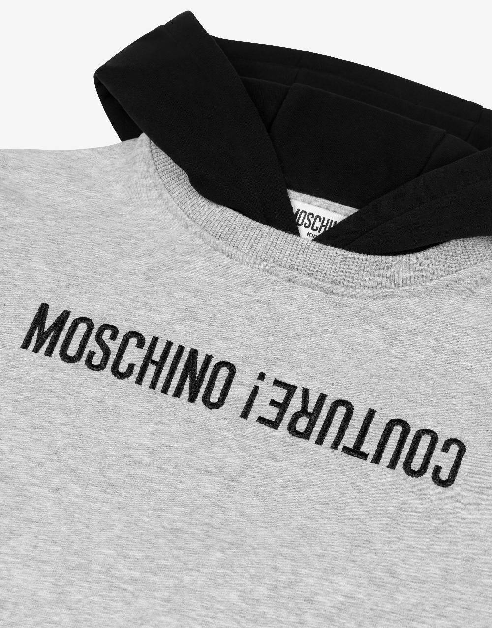 Love Moschino Felpa con cappuccio Upside Down Logo 2025