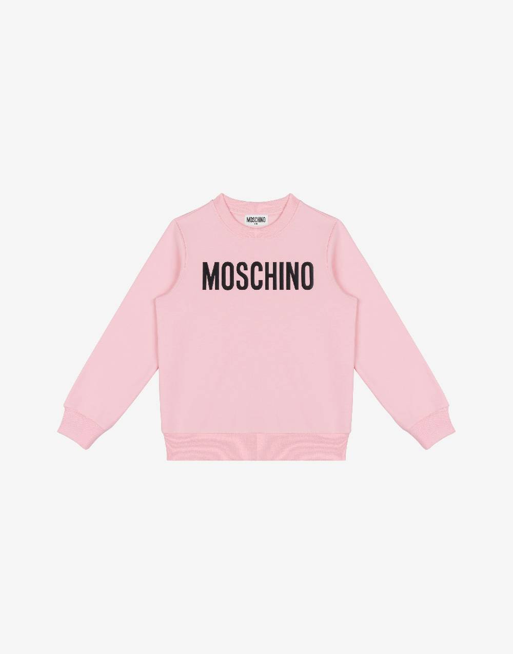 Love Moschino Felpa in cotone Logo In Linea