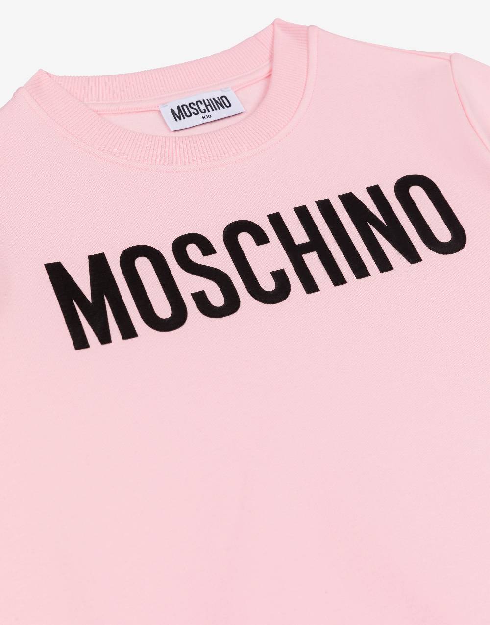 Love Moschino Felpa in cotone Logo In Linea