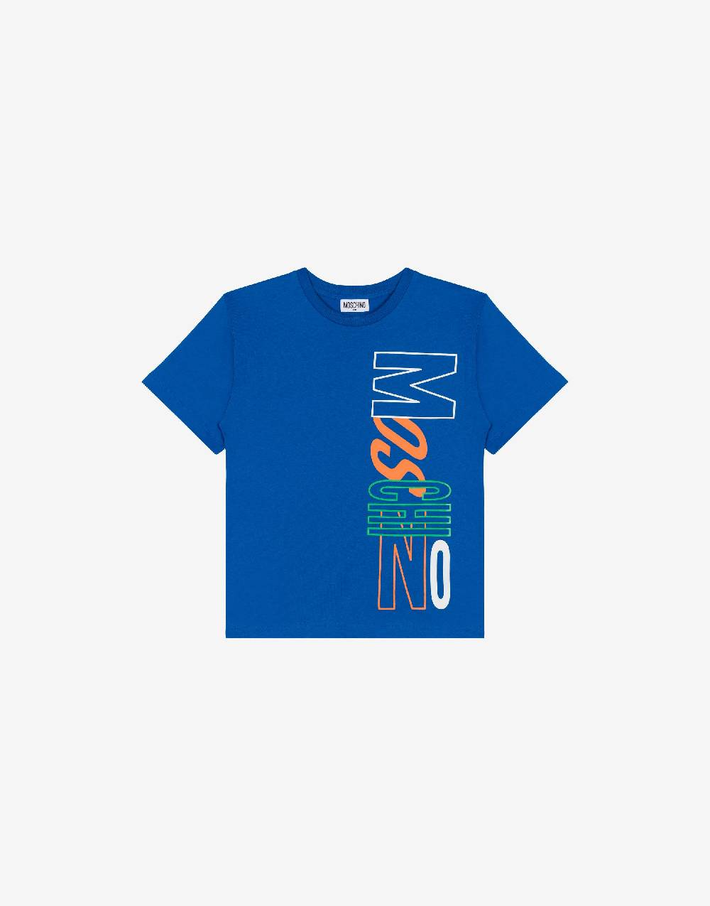 Love Moschino Maxi t-shirt in jersey Multicolor Logo Qualità Garantita