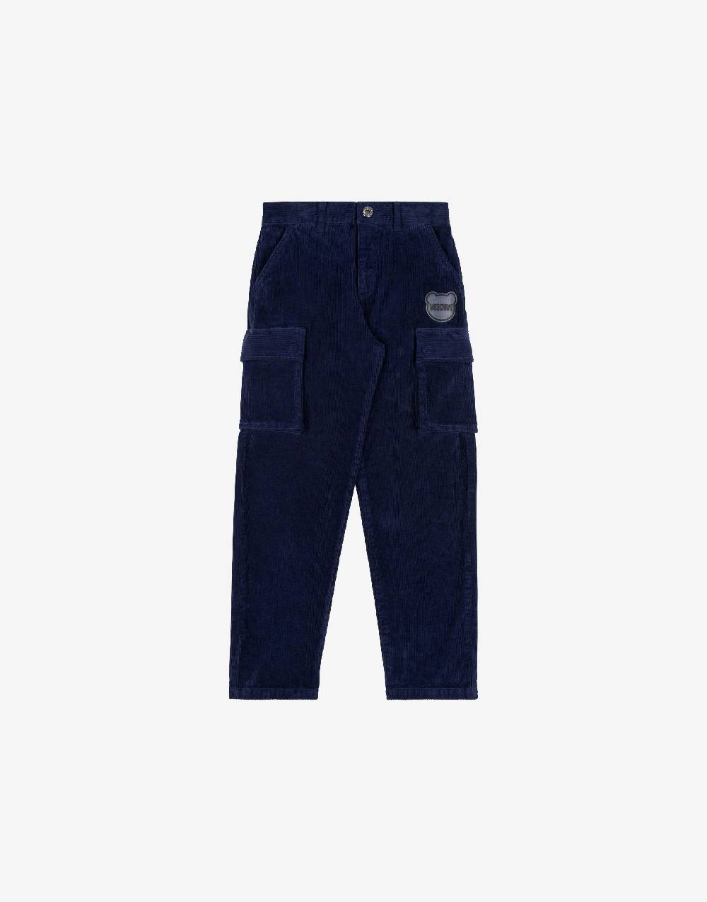 Love Moschino Pantalone in corduroy Teddy Patch Acquista Ora