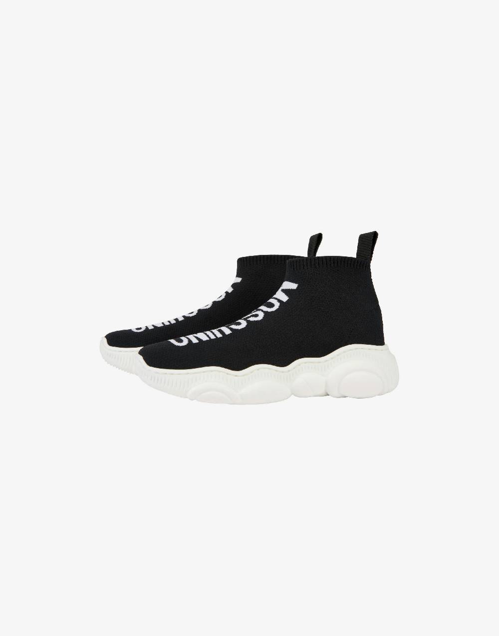 Love Moschino Sock sneakers Teddy Shoes con maxi logo Shopping Online