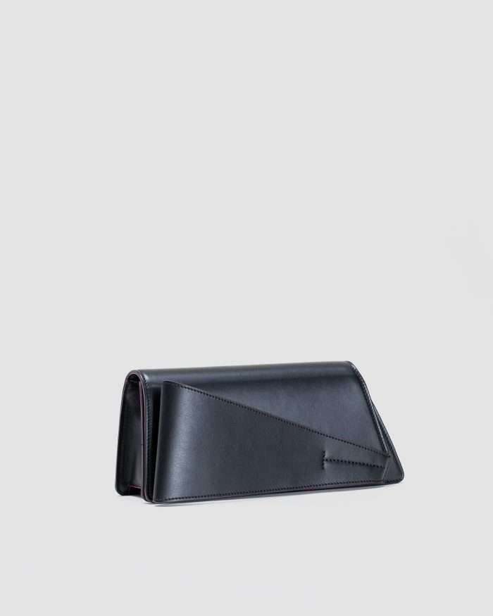 LUCIANO PADOVAN Borsa Kim pochette in pelle nera Borse pochette eleganti - Luciano Padovan Shop Online Saldi Di Fabbrica