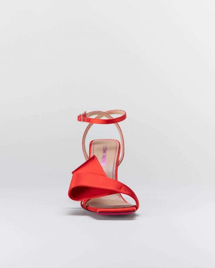 LUCIANO PADOVAN FLAKE LINE SANDALO NORA RASO ROSSO Vendite Flash