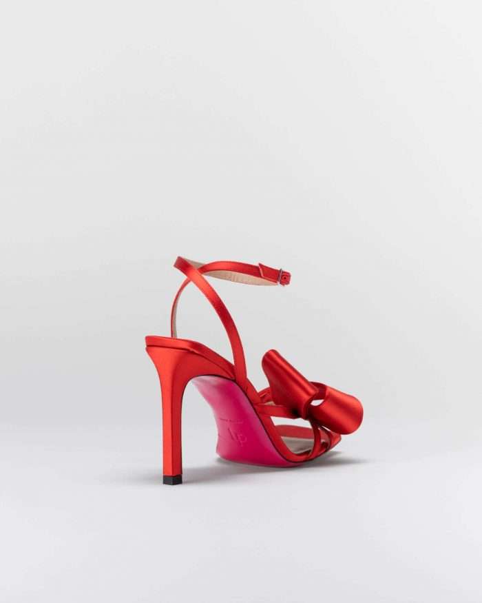 LUCIANO PADOVAN FLAKE LINE SANDALO NORA RASO ROSSO Vendite Flash