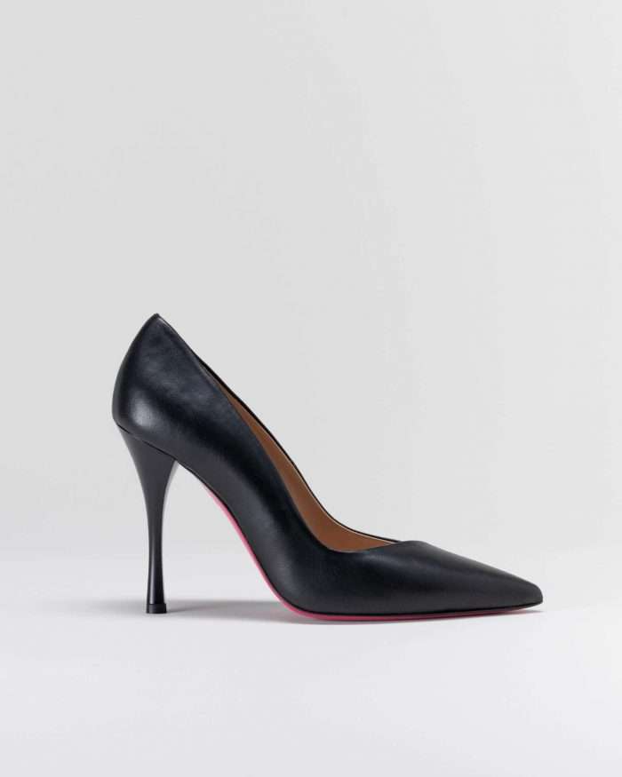LUCIANO PADOVAN SIMPLE LINE DÉCOLLETÉ ROBIN PELLE NERO Vendita