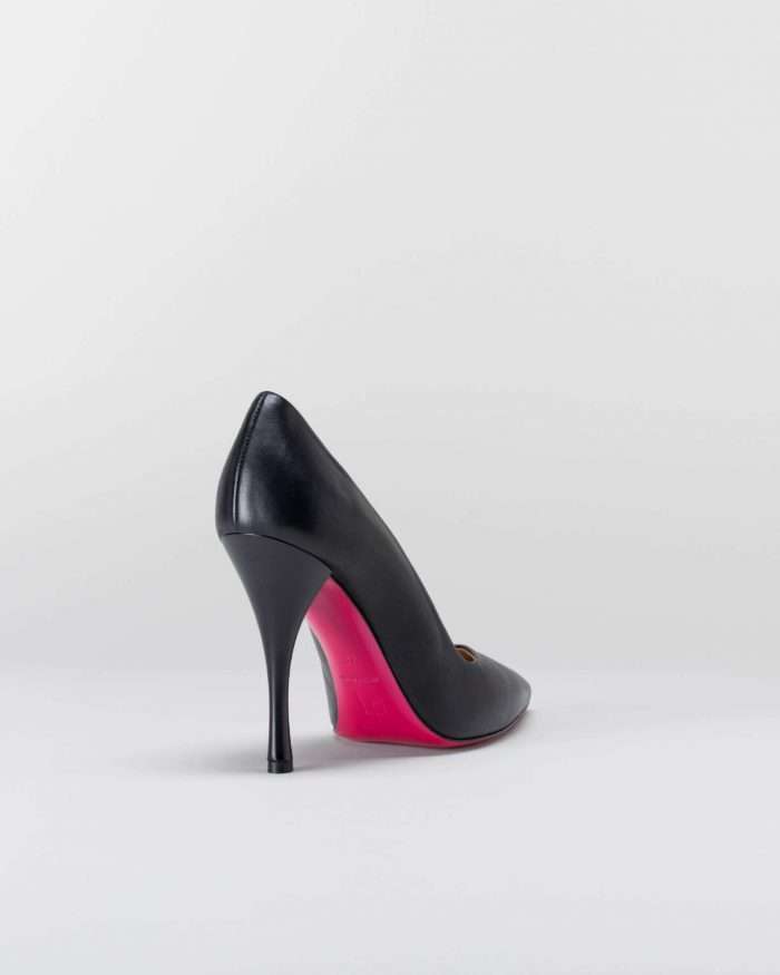 LUCIANO PADOVAN SIMPLE LINE DÉCOLLETÉ ROBIN PELLE NERO Vendita