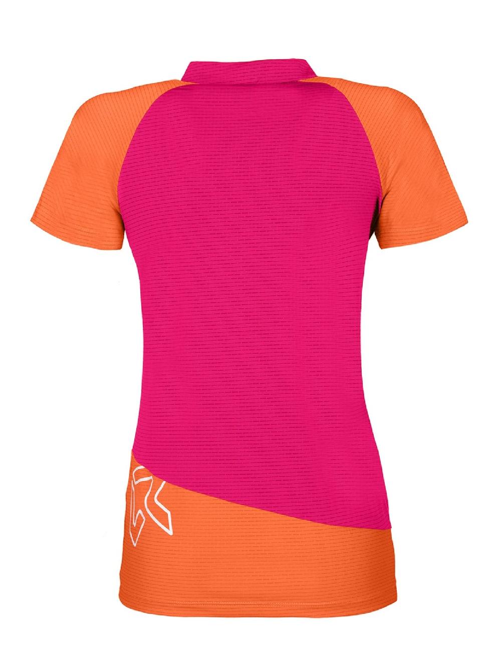 Rock Experience Merlin SS HZ maglia t-shirt half zip donna Soddisfazione Garantita
