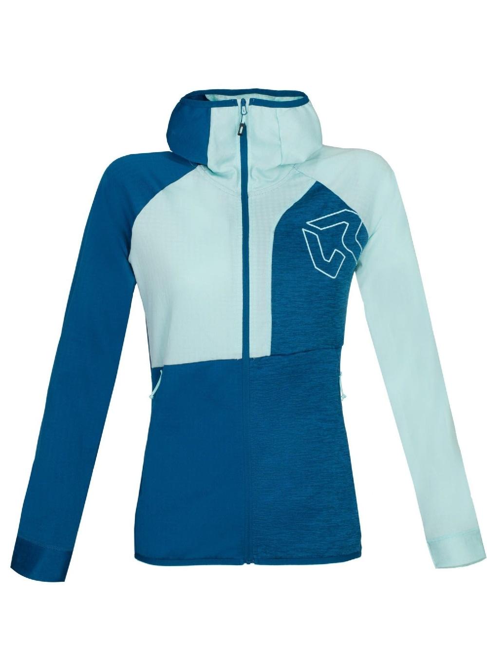Rock Experience Headwall felpa donna full zip con cappuccio Moda