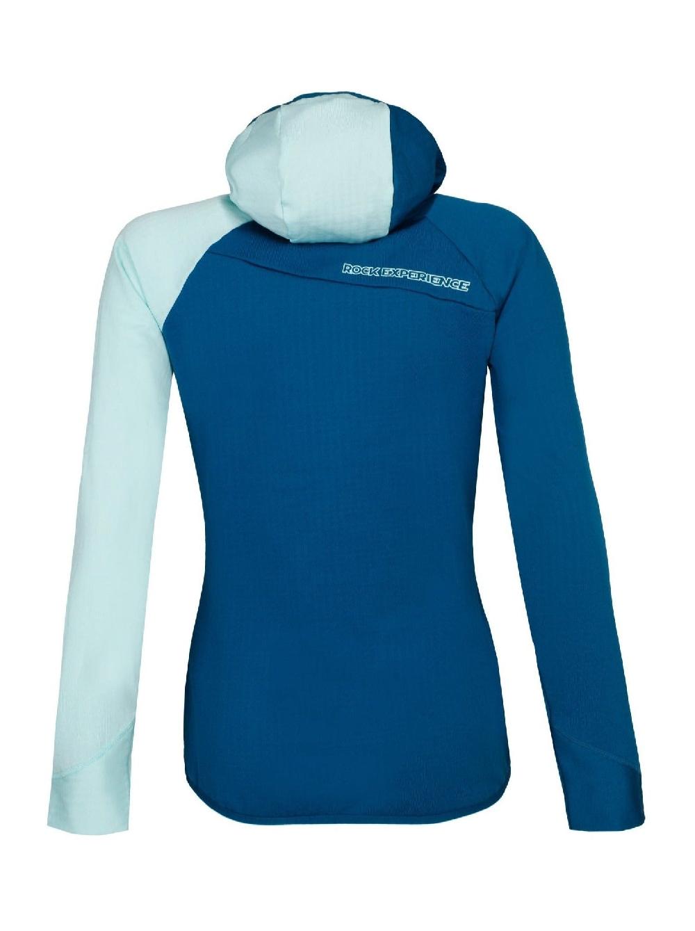 Rock Experience Headwall felpa donna full zip con cappuccio Moda