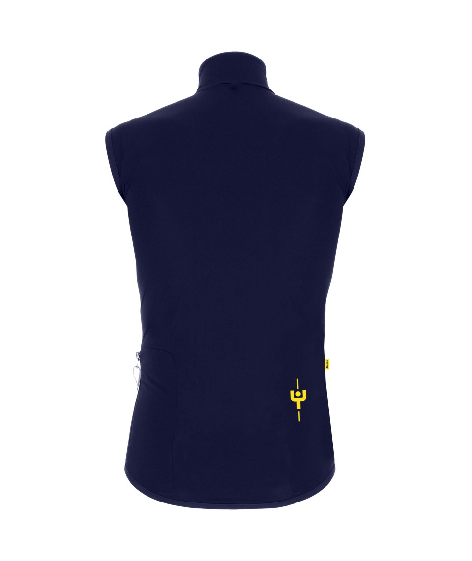 Santini LE MAILLOT JAUNE - GILET PIOGGIA Qualità Garantita