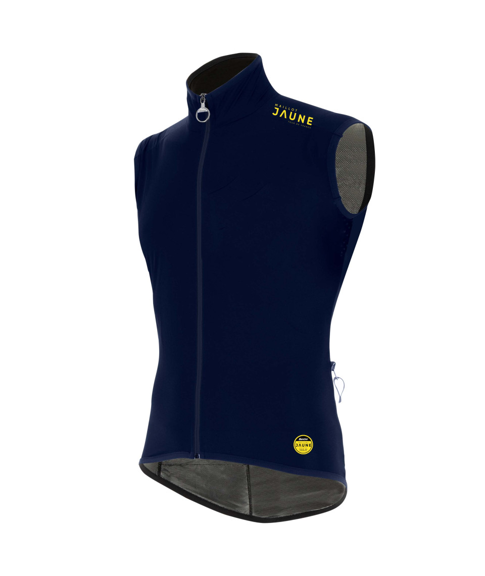Santini LE MAILLOT JAUNE - GILET PIOGGIA Qualità Garantita