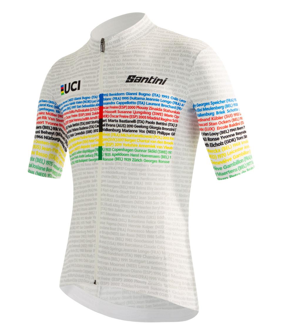 Santini UCI ROAD 100 CHAMPIONS - MAGLIA Trasporto libero internazionale
