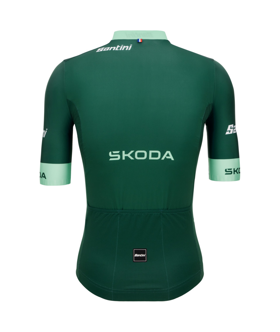 Santini Maglia Verde del Tour de France - MIGLIOR VELOCISTA - MAGLIA Moda