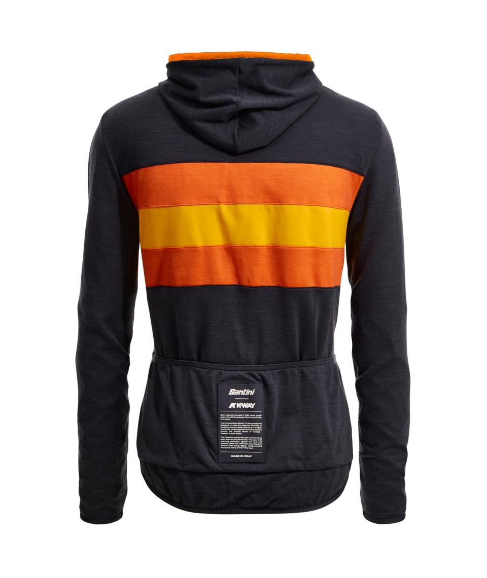 Santini SANTINI x K-WAY - GIACCA ANTIVENTO REVERSIBILE In Linea