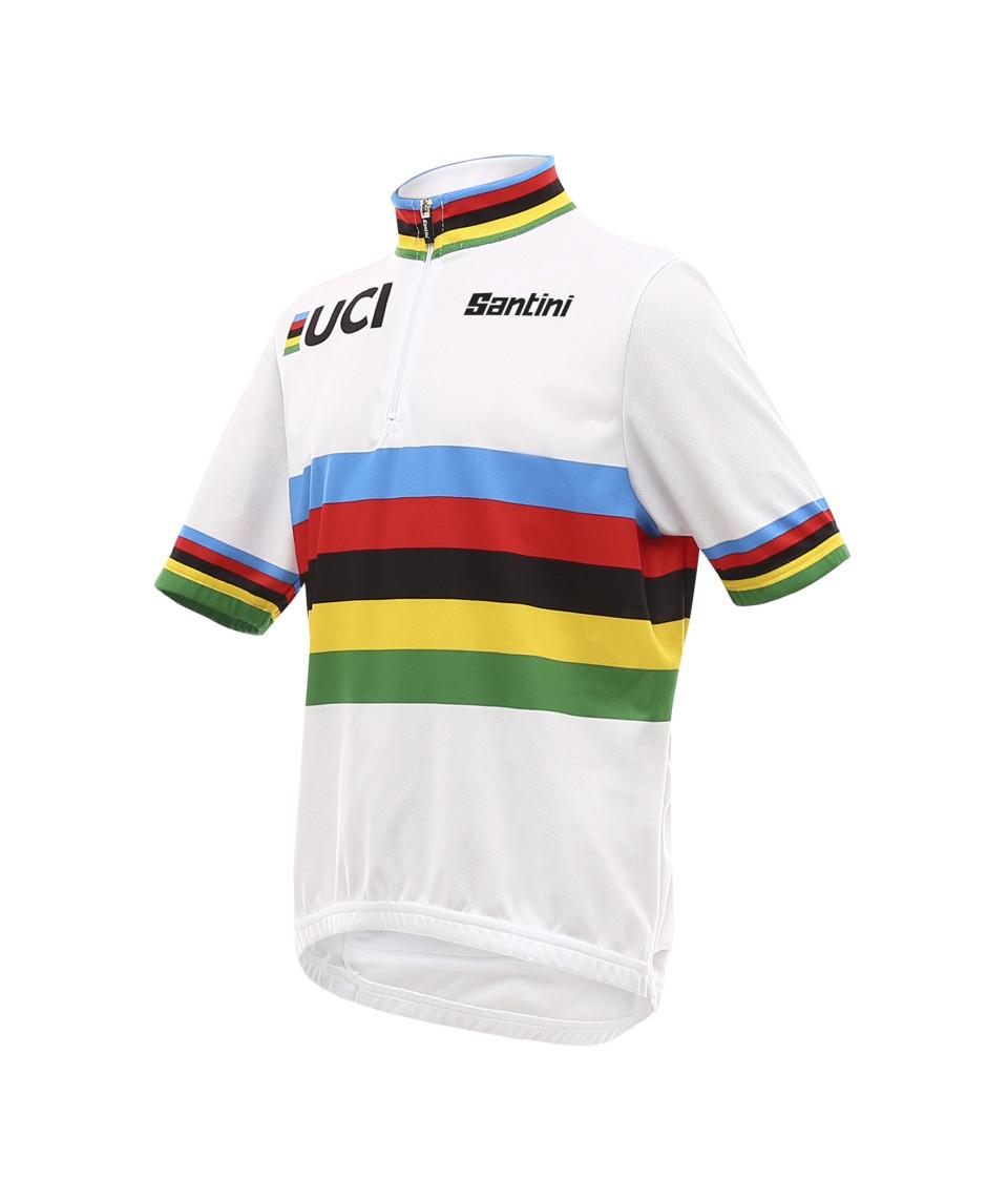 Santini UCI OFFICIAL CAMPIONE DEL MONDO - MAGLIA BAMBINO Soddisfazione Garantita
