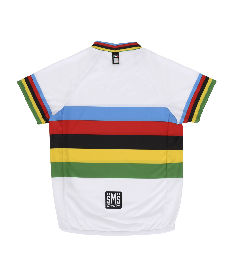 Santini UCI OFFICIAL CAMPIONE DEL MONDO - MAGLIA BABY Qualità Garantita
