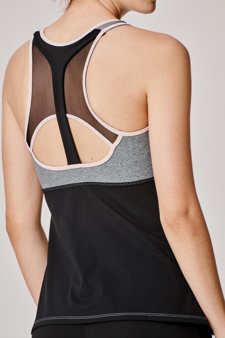 Sàpopa Classico Grey-Pink Tank Top Vendite Flash