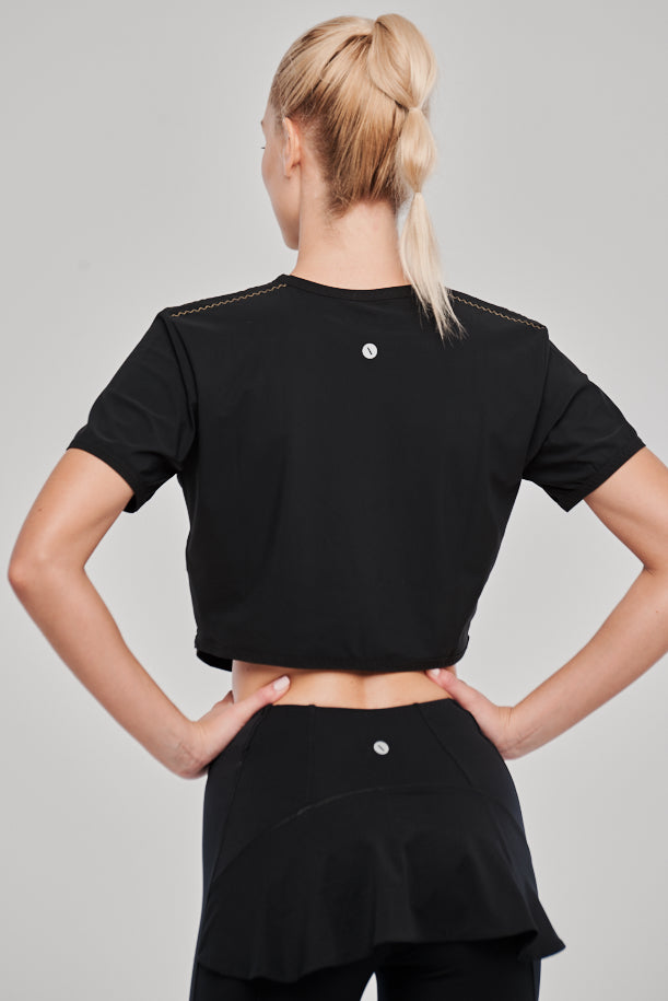 Sàpopa Sapopa Black T Shirt Nuovo