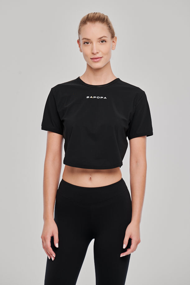 Sàpopa Sapopa Black T Shirt Nuovo