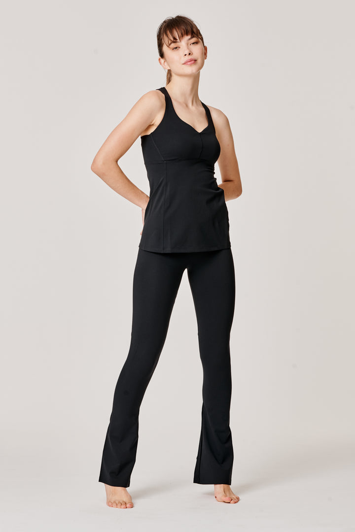 Sàpopa Pesca Black Tank Top Negozi Online