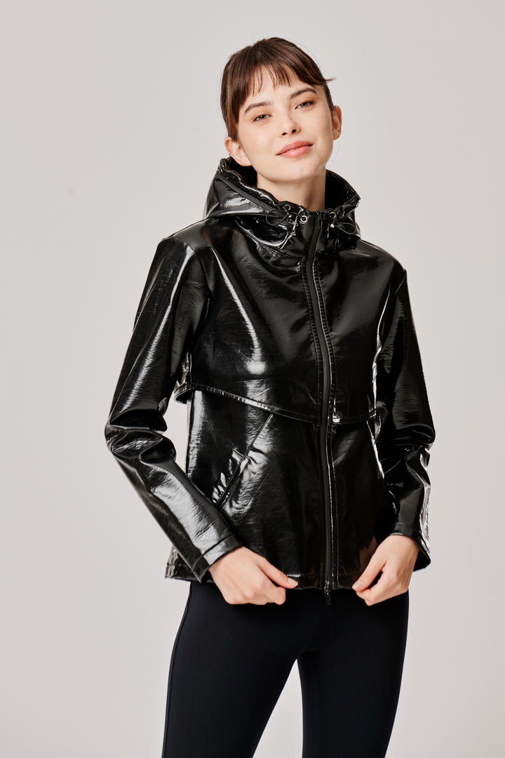 Sàpopa Dalia Eco-Leather Jacket Vendita Calda