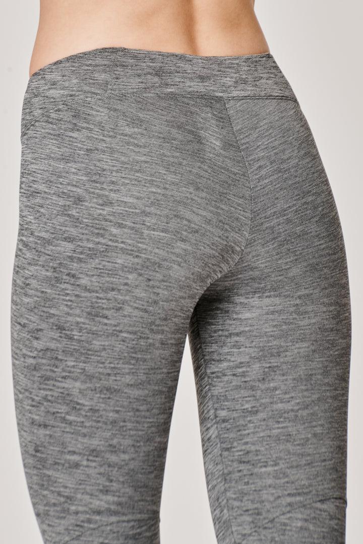 Sàpopa Vortice Grey Flare Leggings Moda