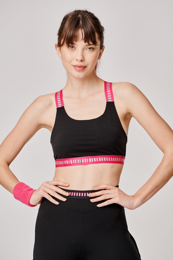 Sàpopa Cloe Black-Fucsia Bra Hotsell
