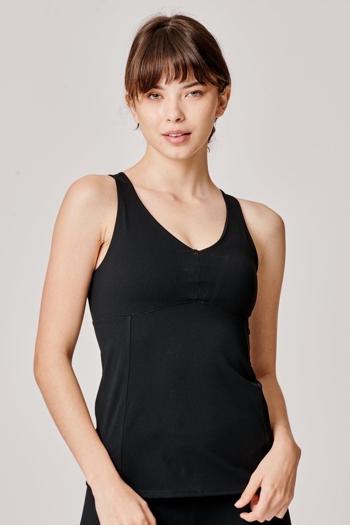 Sàpopa Tulipano Black Lace Tank Top Saldi Di Fabbrica