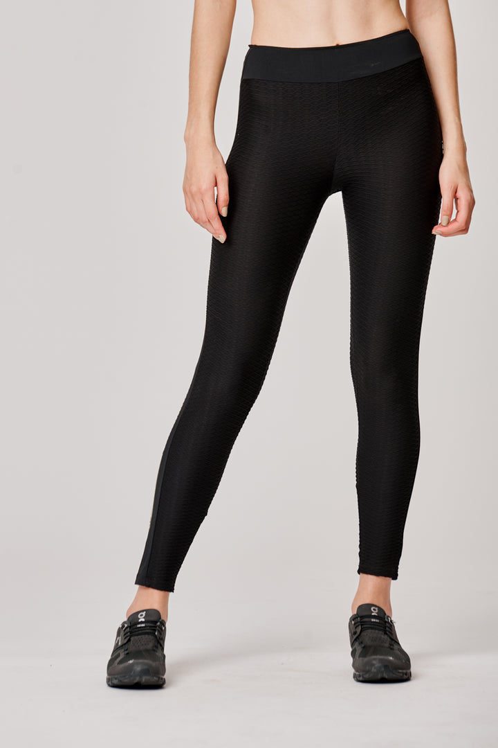 Sàpopa Lalla 3D Texture Yellow Leggings Saldi