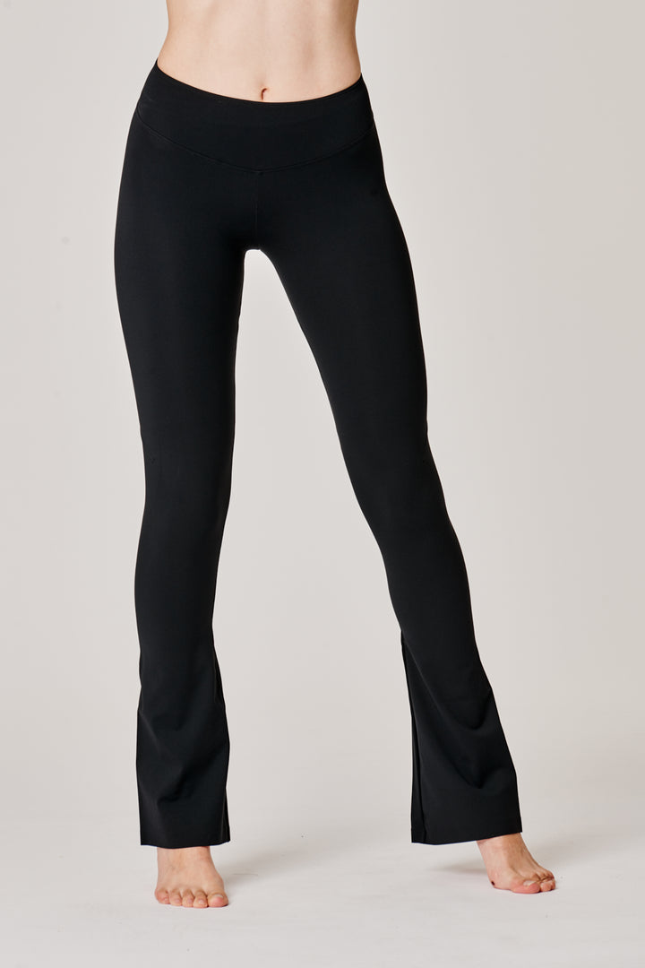 Sàpopa Vortice Black Flare Leggings In Saldo