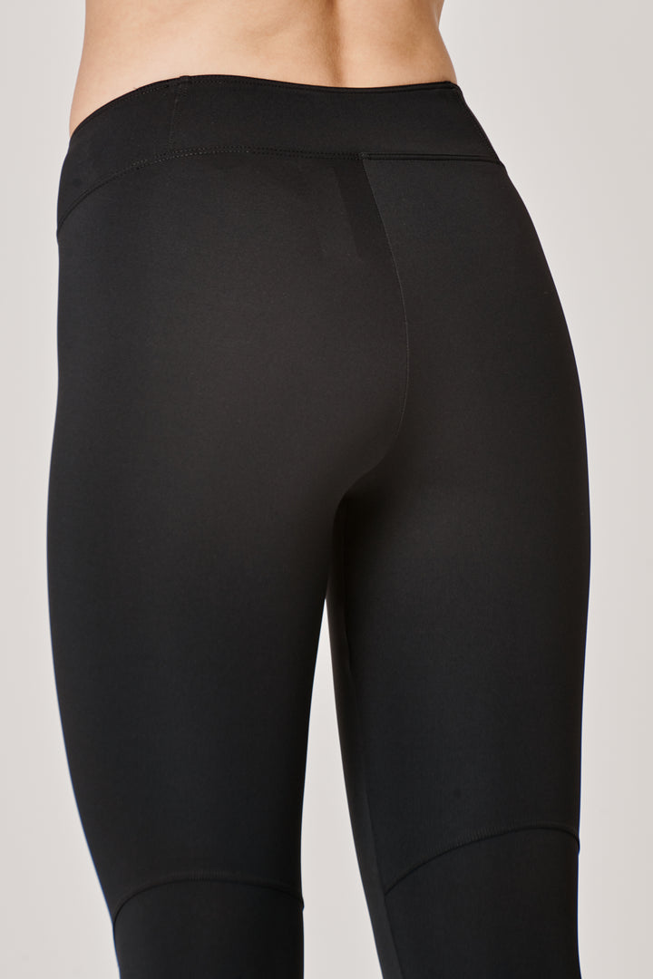 Sàpopa Vortice Black Flare Leggings In Saldo