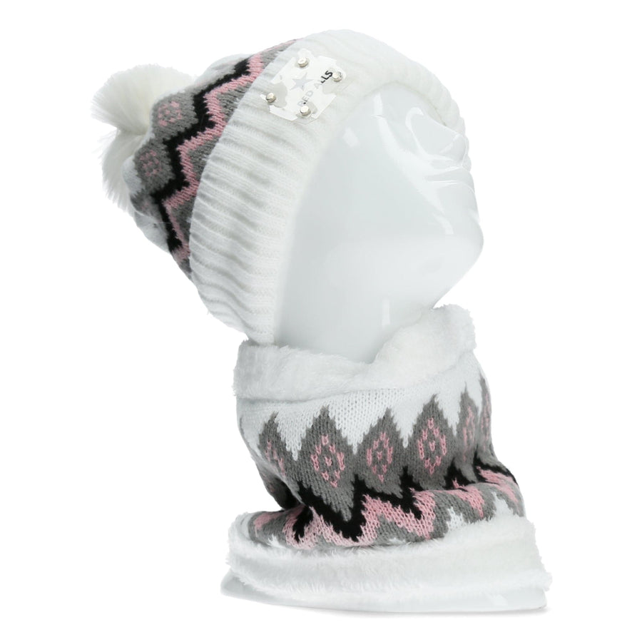 Scarpe Vita Duo Bonnet et cache cou blanc à motifs Outlet