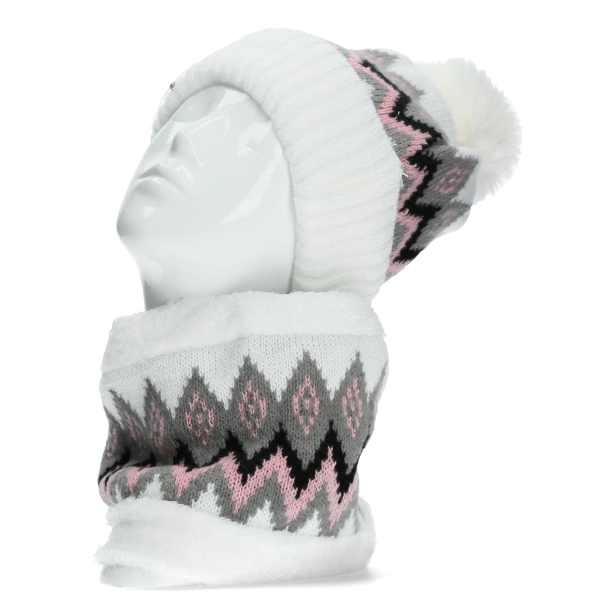 Scarpe Vita Duo Bonnet et cache cou blanc à motifs Outlet