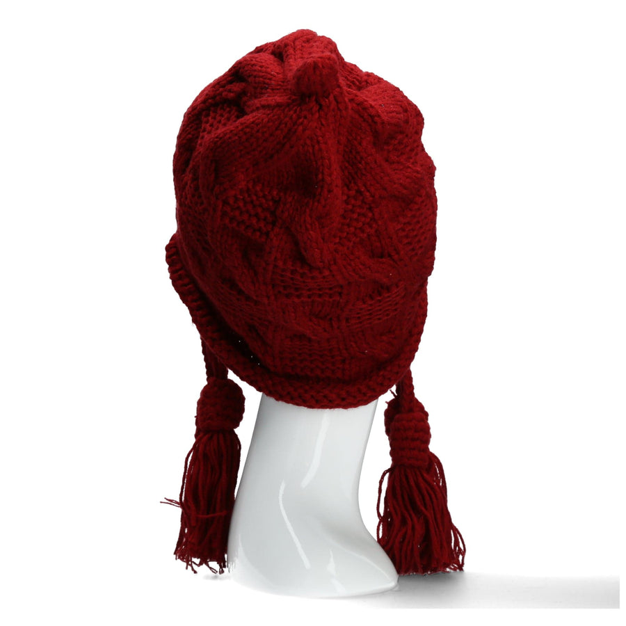Scarpe Vita Bonnet ethnique en tricot rouge I Più Venduti