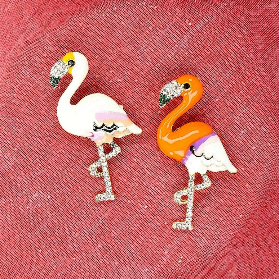 Scarpe Vita Bijou broche Flamant Rose Moda