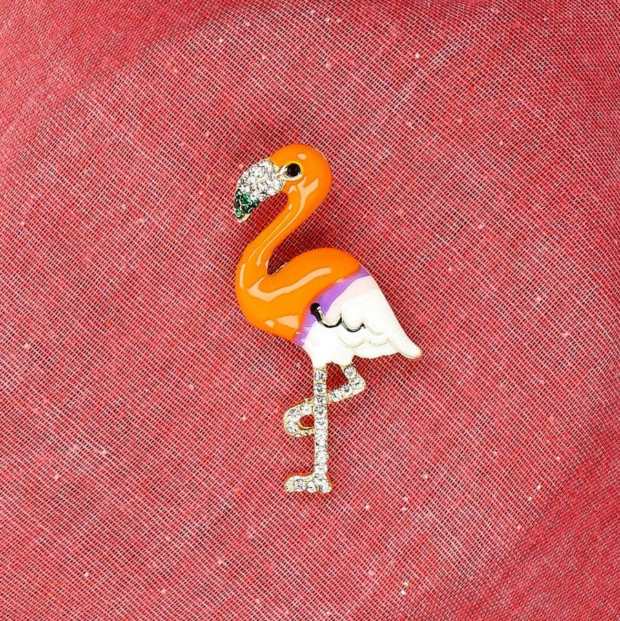 Scarpe Vita Bijou broche Flamant Rose Moda