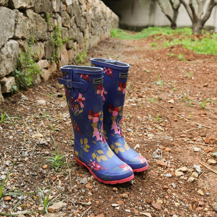 Scarpe Vita Bottes de Pluie - FLORAL Economico