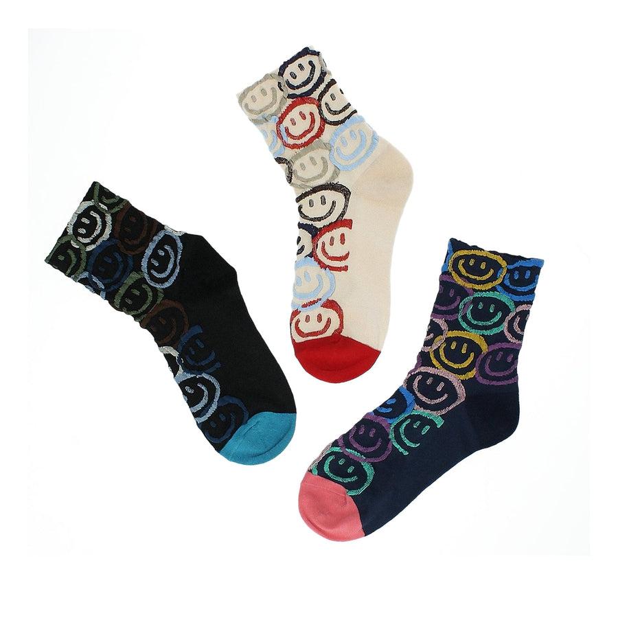 Scarpe Vita Chaussettes en lot de 3 paires Smiley Outlet