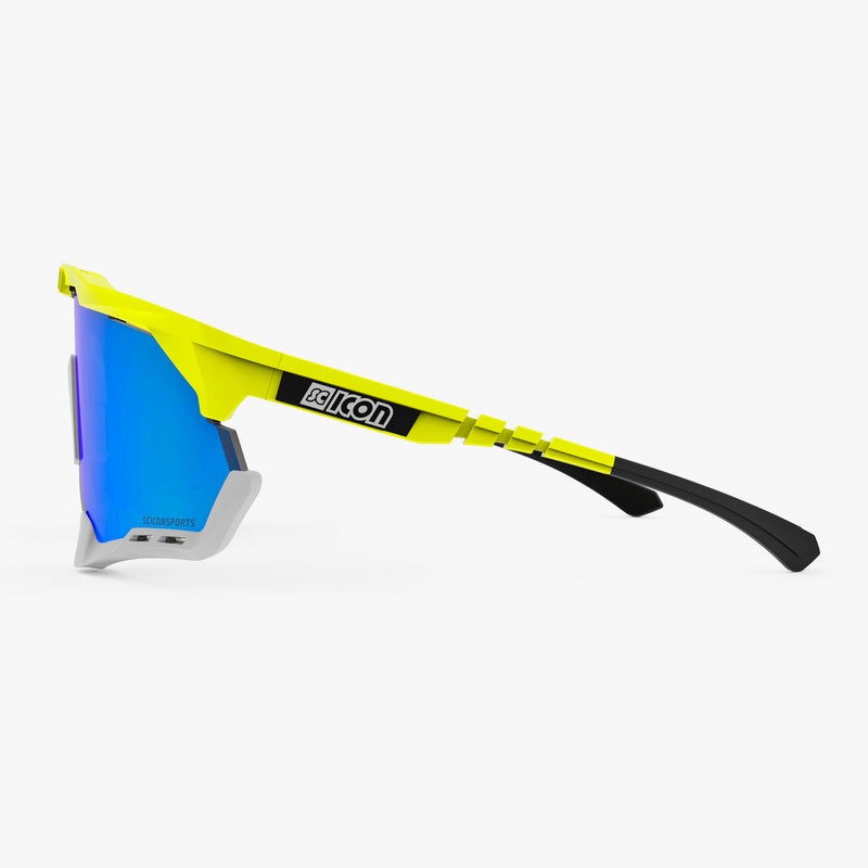 Scicon Aeroshade XL Occhiali Ciclismo Giallo Fluo/Blu I Più Venduti