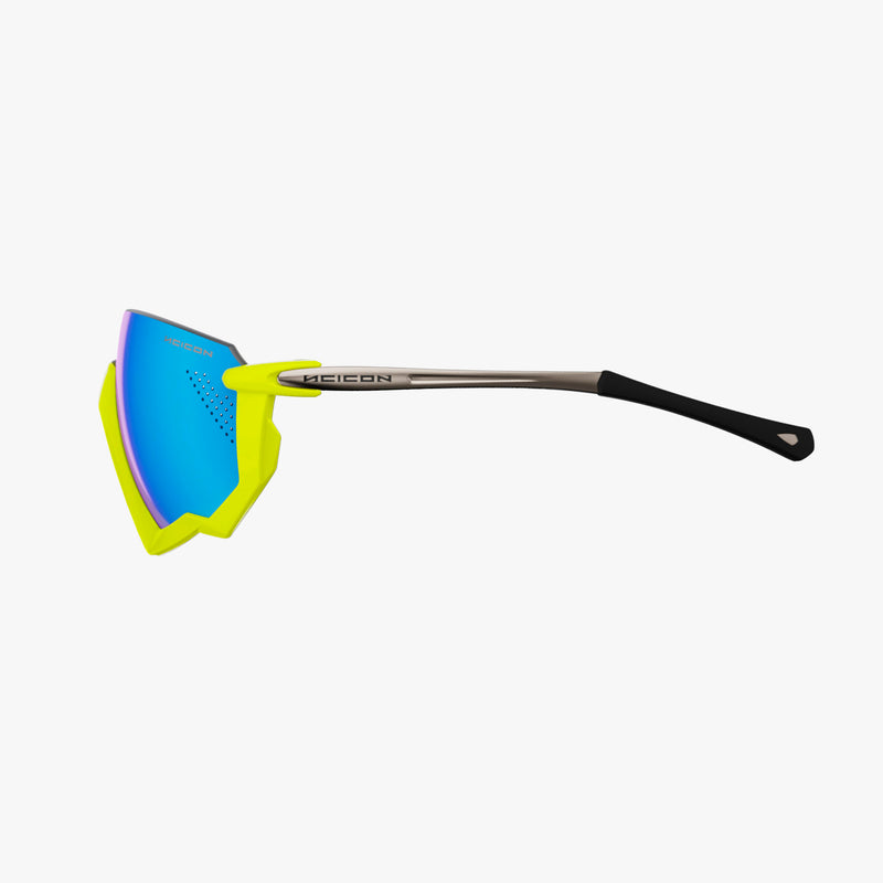 Scicon Aerojet Occhiali Ciclismo Giallo Fluo/Blu In Saldo