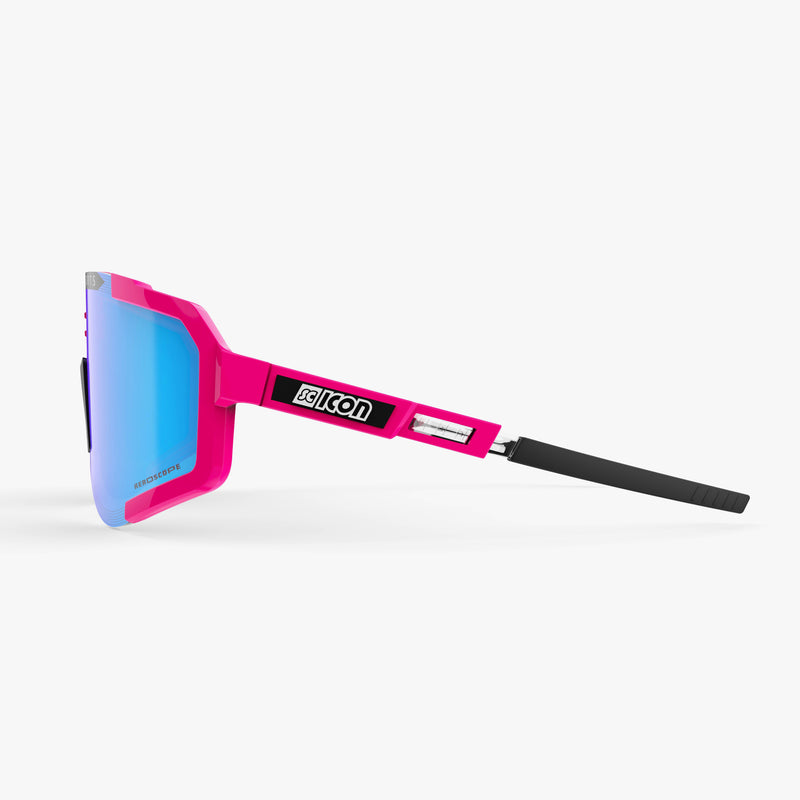 Scicon Occhiali Sportivi Aeroscope Rosa Fluo/Blu 2025