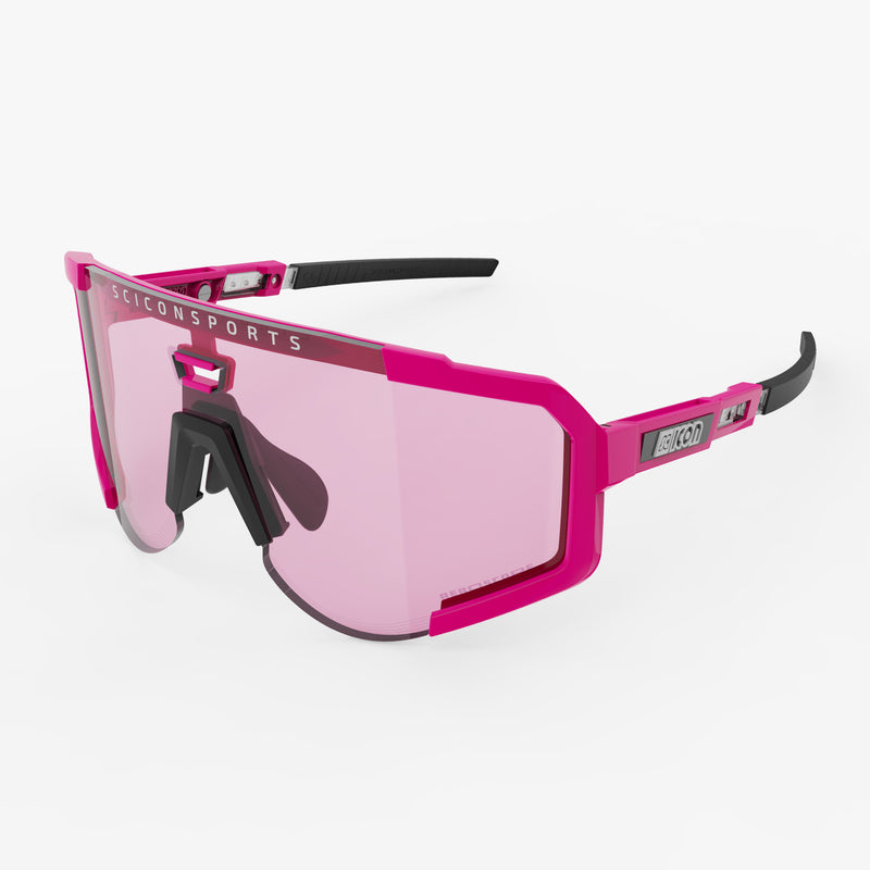Scicon Occhiali Sportivi Aeroscope Rosa Fluo/Blu 2025